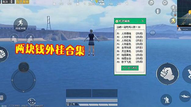 和平精英辅助【雪花直装V6.0】透视自瞄 人物加速 车辆加速 显示名字